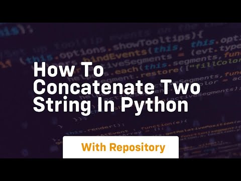 How to concatenate
