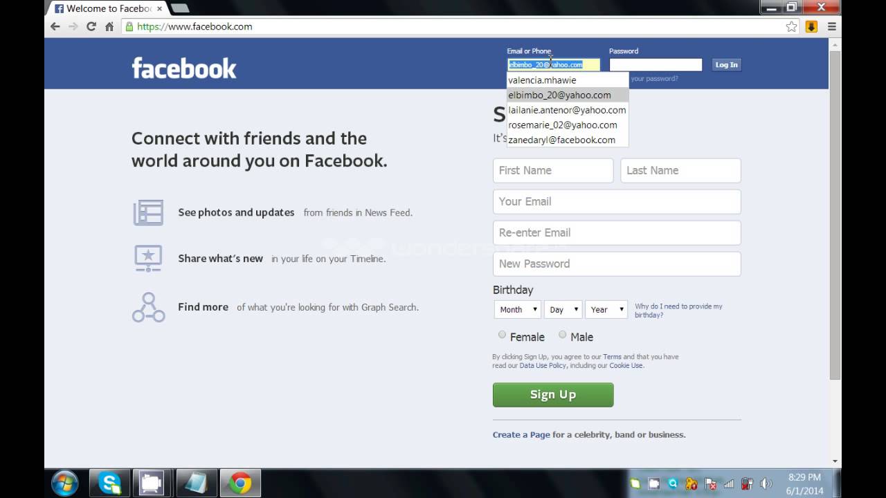 how to remove email address history on facebook (on easiest way