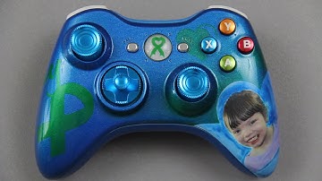 First Custom Xbox 360 Controller with a Picture on it!