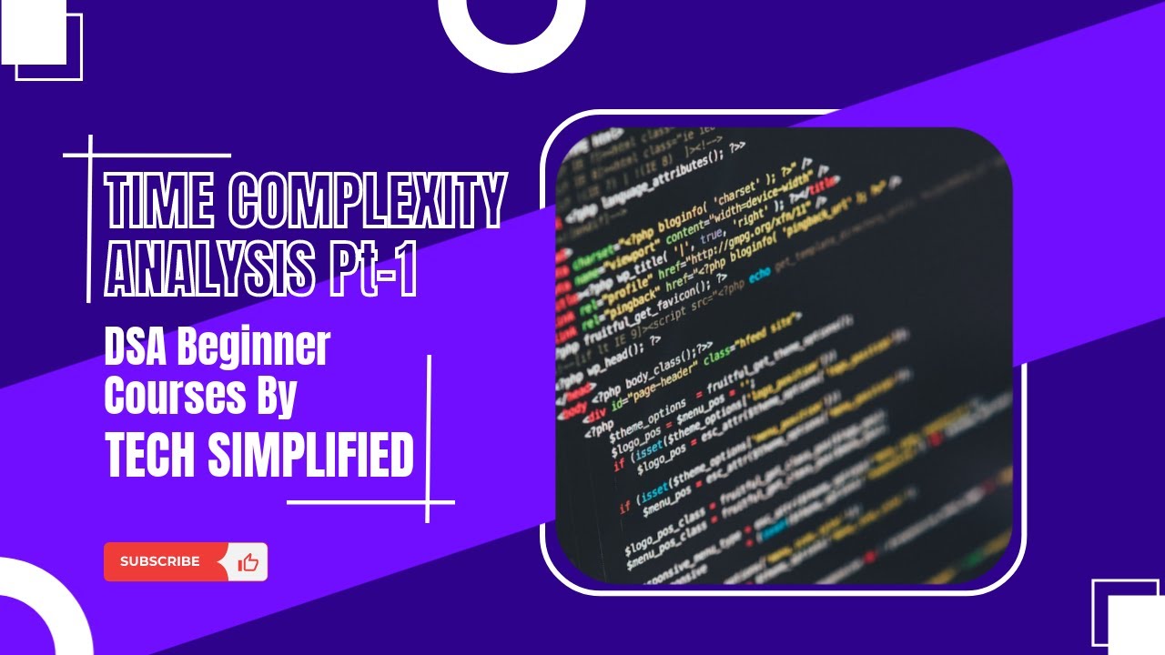 Time Complexity Analysis | DSA Fundamental Course | Tech Simplified ...