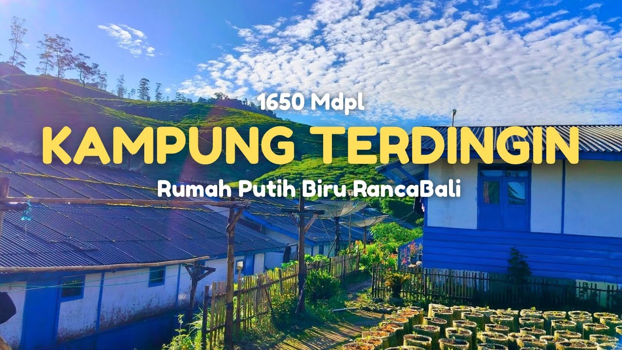 Suasana Kampung Paling Dingin Di Jawa Barat