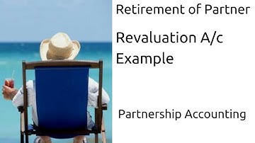 Revaluation Account Example | Retirement of a Partner | Tutorial | CA CPT | CS & CMA Foundation