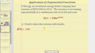 Introduction to Exponential Functions in the Form f(x)=ae^(kx) - Part 1