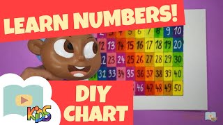 How to Make a Number Learning Chart Step by Step for Kids