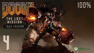 DOOM 3 BFG: The Lost Mission (X360) - 1080p60 HD Walkthrough (100%) Level 4 - Underground Sector 2