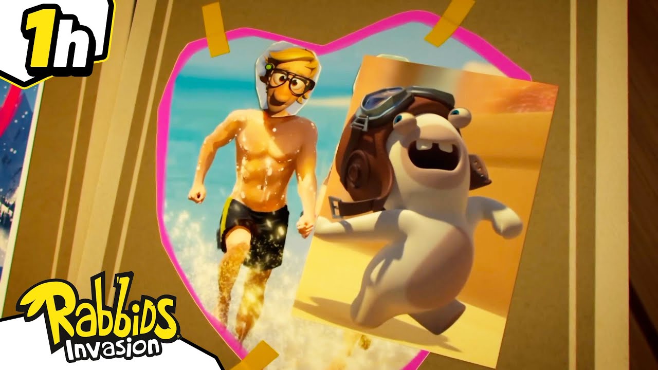 ITS BWAALENTINES DAY! 😍 Valentine's Day SPECIAL | Rabbids Invasion 🐰 Cartoons For Kids | 1 HOUR