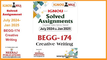 😱 FREE BEGG-174 (BA English) IGNOU Solved Assignment | Full Question-by-Question Explanation