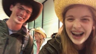 Wearing cowboy hats in a Finnish airport and hating myself (Overseas Tour, pt 3/5) | Petersen Vlogs