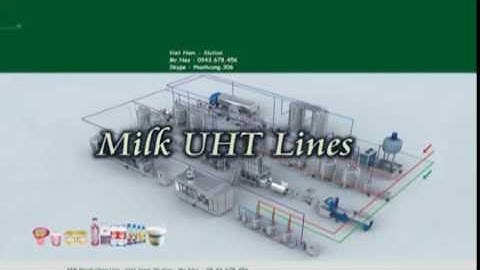 Dây chuyền sản xuất sữa tiệt trùng UHT JIMEIVN