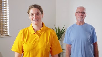 Bending forward with osteoporosis flexion