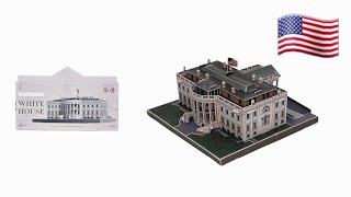 The White House 3D Puzzle by UMBUM® - Step by Step