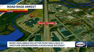 Man arrested after pointing gun at another driver during road rage incident on Everett Turnpike, ...