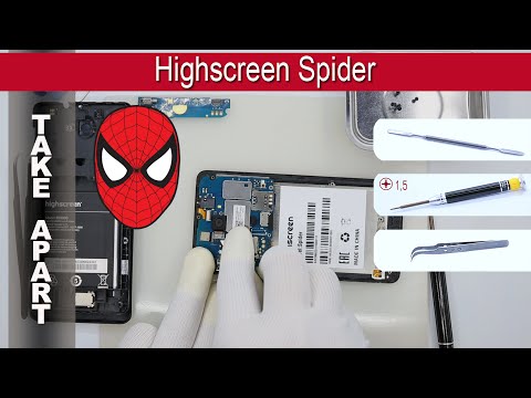 👌 How to disassemble 📱 Highscreen Spider Take apart Tutorial