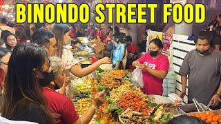 BINONDO MANILA STREET FOOD & NIGHT WALK at ONGPIN STREET | Chinese New Year 2023 Philippines