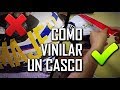 Cómo VINILAR y PERSONALIZAR un CASCO como un PRO - BRICOMAJES