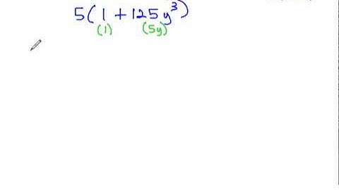 Factor sum of cubes with gcf
