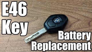 E46 Key Remote BATTERY REPLACEMENT DIY!