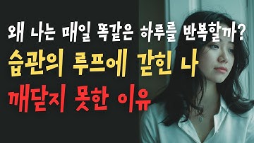 왜 나는 같은 실수를 반복할까? | 실수의 심리학과 변화의 첫 걸음ㅣ실수를 멈추고 싶다면 ‘이 심리’를 알아야 합니다ㅣ똑같은 실수를 반복하는 사람들의 공통점 (심리학 완전 해부)