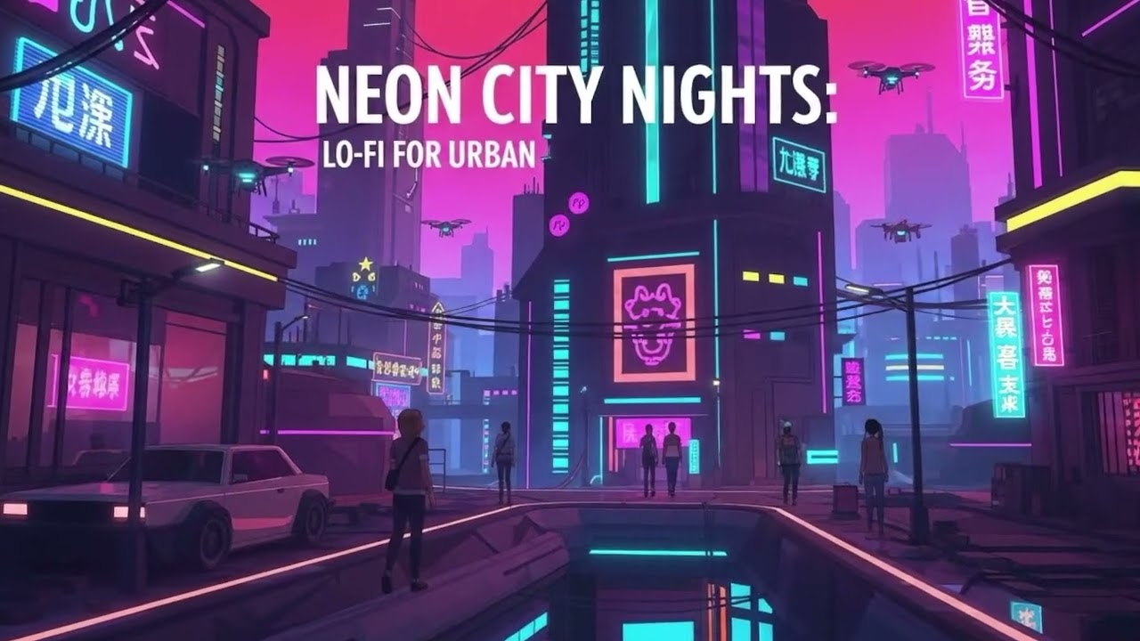 Neon Nights ✨ | Cyber Lo-Fi Beats to Study & Unwind