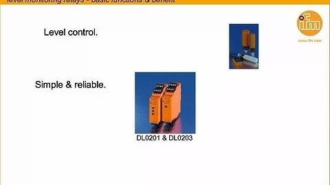How to: Level control – simple  reliable