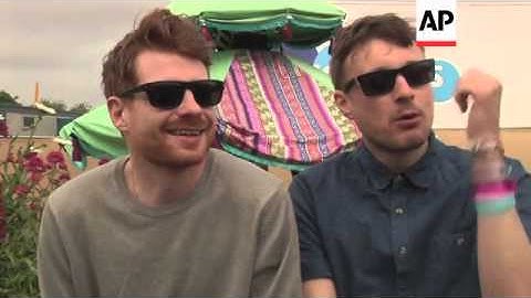 Foals, Miles Kane and Django Django at Glastonbury Festival
