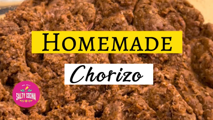 How to make The Best Homemade Mexican Chorizo | Beef Chorizo