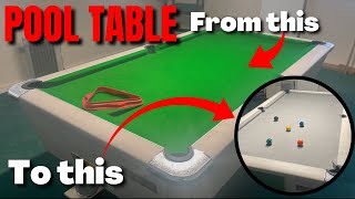 I GET MY POOL TABLE RECOVERED / HOW ?