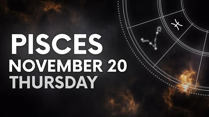 PISCES - TODAY HOROSCOPE - NOVEMBER 20, 2025