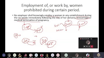 Lecture 1: Maternity Benefits under Code on Social Security, 2020