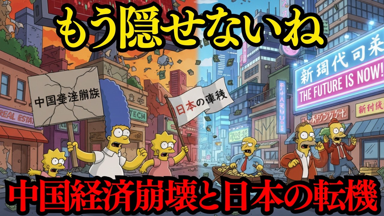 シンプソンズが予言した2026年日本と中国崩壊の全貌｜高市早苗総理・南鳥島レアアースまで一致【 都市伝説 予言 ミステリー スピリチュアル 予知能力 】