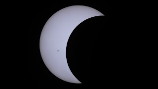 Partial Solar Eclipse From Georgia - 8 April 2024