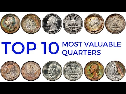 TOP 10 MOST VALUABLE QUARTERS IN CIRCULATION–Rare Washington Quarters in Your Pocket Change Worth $