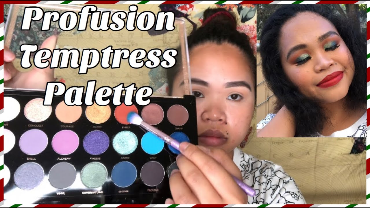 PROFUSION TEMPTRESS PALETTE HOLIDAY COLLECTIONS 2018