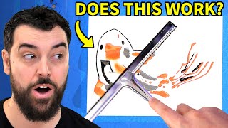 Trying 4 Viral Squeegee Paintings (only 1 worked…)
