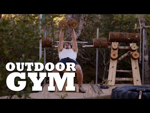 Work out outside at the Outdoor Gym!