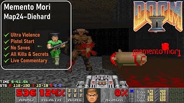 Memento Mori Map24 - Diehard [Doom 2, UV, Pistol, 100%]