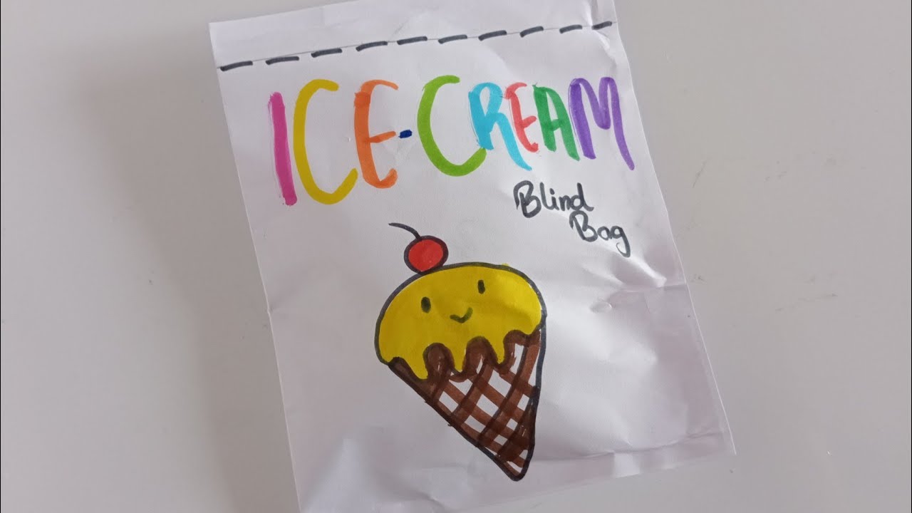 ice cream blind bag tutorial #icecreamblindbag #icecream #blindbag #