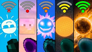 Minecraft sun with different Wi-Fi be like