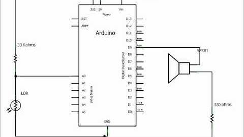Som com o Arduino e LDR