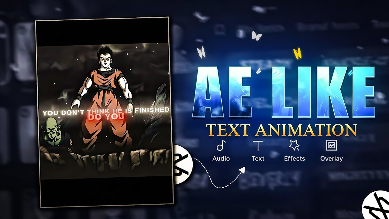 How To Make AE Like Text Animation On Capcut | Capcut Text Tutorial ...