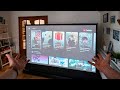 Watch this 100 screen rise from the floor vividstorm projector screen review