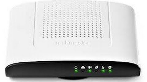 Modem/Roteador Technicolor TD5130 (Modo Bridge)
