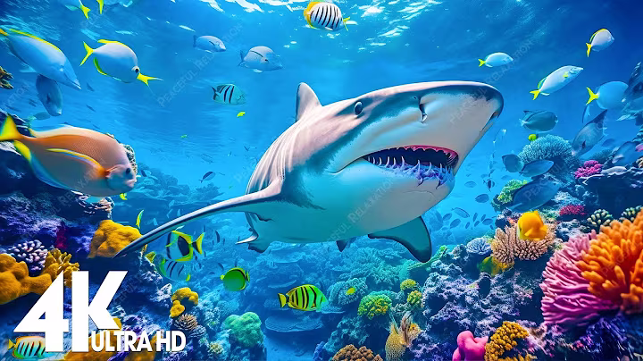 24 HOURS of 4K Underwater Wonders + Relaxing Music - The Best 4K Sea Animals for Relaxation