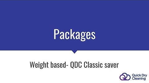 Packages: Weight-based - QDC classic saver