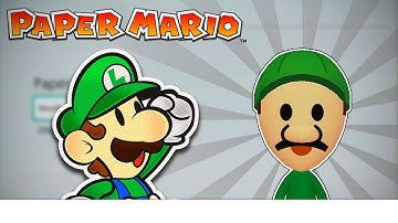 PAPER LUIGI MII TUTORIAL - Nintendo Switch