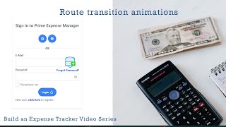 Build an Expense Tracker - Route transition animations using Angular 14 | BrowserAnimationsModule