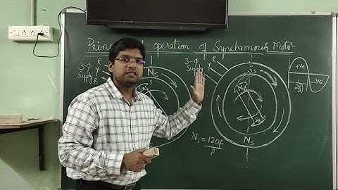 Principle of Operation of Synchronous Motor by Dr. J. Sanam