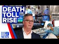 Victoria’s grim COVID-19 death toll highest since 2020 | Coronavirus | 9 News Australia