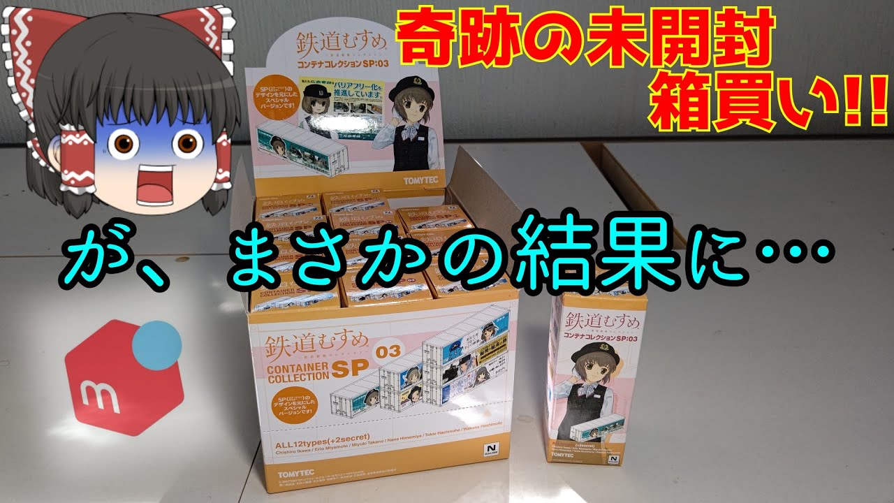鉄道むすめコンテナコレクションSP03を買ってみたが…まさかの結果に