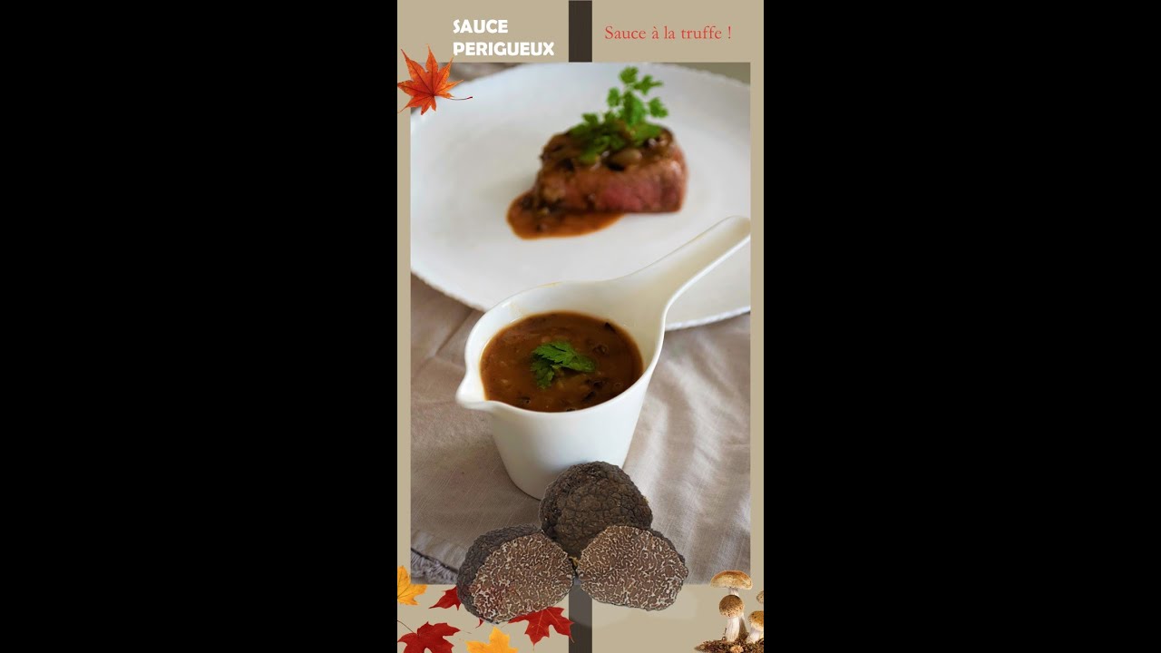 Sauce Périgueux, sauce à la truffe (idéale pour les fêtes) ┃Recette du